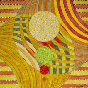 ABSTRACT LINES CIRCLES DOTS 17 